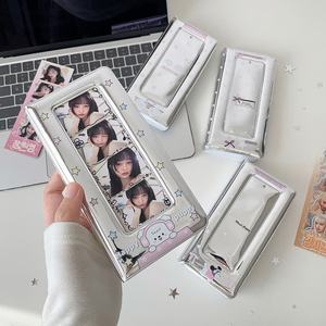 <span class=keywords><strong>Porta</strong></span> Fotocard Kpop a Quattro Scomparti in PVC Lucido, Stile 'Star Chasing Girl', per Album Fotografici e Biglietti da Visita - Product Image 3