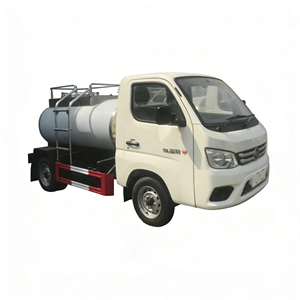 Camion-citerne à eau en acier inoxydable 304 avec pompe motorisée pour l'eau potable, le lait, l'alcool, les boissons et le transport de liquides - Product Image 2