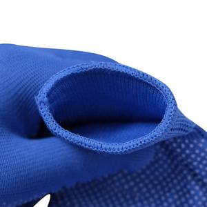 Guantes de Seguridad de Poliéster con Recubrimiento de PVC, Puño Elástico de Punto, Antideslizantes, Transpirables y Reutilizables para Manipulación en Almacenes - Product Image 2