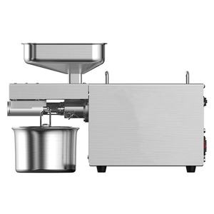 Presse à huile en acier inoxydable à usage domestique entièrement automatique pour arachides, roquette, noix, noyaux, marque ejin, capacité de 10 kg/h - Product Image 3
