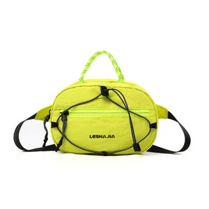 Tin Duc Trendy Cool Casual Chest Couple Style Fashionable <b>Sports</b> Nylon Barrel-shaped Portable Waist <b>Bag</b> <b>Outdoor</b> Travel - Product Image 4