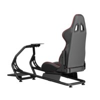 Cockpit de simulation classique LRS03-BS avec siège de course, simulateur de course avec support pour volant et pédales pour Logitech Fanatec