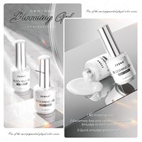 JTING Vernis Gel UV Blanc Laiteux Effet Blooming, Séchage LED, Idéal DIY, Végan, Non Toxique, Écologique, Flacon Professionnel pour Salon de Manucure
