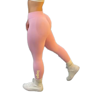 Custom Label Seamless Sports Yoga Legging Workout Butt Lift Tummy Control High Waist Gym Fitness Training Wear Spandex/Nylon - Product Image 2