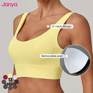 Reggiseno Sportivo da Donna Janya, Comodo e Traspirante con Logo Frontale, Alta Elasticità, Asciugatura Rapida, Antiurto, <span class=keywords><strong>per</strong></span> Yoga e Palestra - Product Image 5