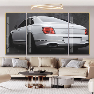 Créativité salon Art décor à la maison peintures voiture de sport <span class=keywords><strong>Automobile</strong></span> thème canapé fond Sanlian peinture - Product Image 3