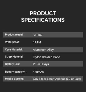 VALDUS ODM/OEM kesehatan 1ATM gelang pintar tahan air ECG kebugaran pelacak tidur Band Darwin tanpa layar denyut jantung Relojes gelang - Product Image 5