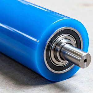 Rodillo de Goma de Poliuretano Personalizado con Estampado en Caliente para Molinos de Arroz, Rodillo de Laminación de Impresión Industrial para Transportadores, Alta Precisión - Product Image 3