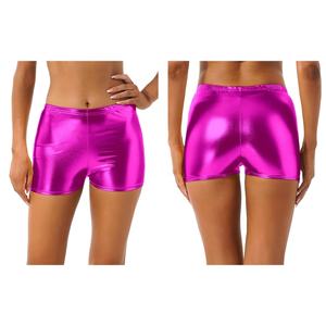 Pantalones cortos Cintura media Cintura elástica Ropa de baile Fiesta caliente Traje de baile Ropa de baile en barra - Product Image 1