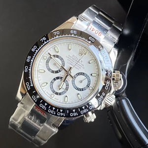 Rolx 116508 Unisex Luxury Fashion Watch 40mm Stainless Steel Rubber Strap Mechanical HAIOU Movement 50 Bar Water Resistant Gold - Product Image 1