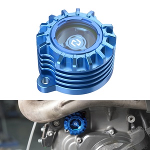 Tapa de filtro de aceite transparente para motocicleta NiceCNC para <span class=keywords><strong>Husqvarna</strong></span> Enduro <span class=keywords><strong>701</strong></span> <span class=keywords><strong>Supermoto</strong></span> 2016 2017 2018 2019 2020 2021 2022 <span class=keywords><strong>2023</strong></span> 2024 - Product Image 1