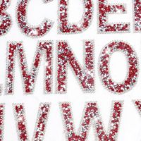 Patchs brodés en strass alphabet Bling 26, appliques 26 lettres pour chaussures, sacs, vêtements, décoration DIY faite à la main