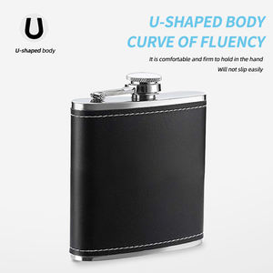 WeVi personalizzabile portatile in acciaio inox tazza personalizzata bottiglia di liquore tasca pentola di vino per whisky - Product Image 2