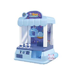 QS pas cher prix électronique réglable sons musique Mini jeu d'arcade 3 poupées 5 balles pince à griffe poupée Machine jouets pour garçons filles - Product Image 2