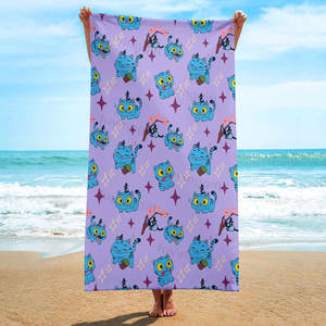 Toallas de Playa K-Pop Demon Hunters al por Mayor, Personalizadas, de Algodón y Poliéster, Suaves para la Piel, de Secado Rápido y Resistentes a la Arena - Product Image 5