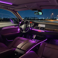 KYNCHO pour BMW X5 E70 2007 2013, éclairage ambiant de voiture LED Symphony 64 couleurs, lampe décorative de voiture, éclairage intérieur automobile