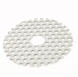 304 स्टेनलेस स्टील छिद्रित जाल सूक्ष्म छिद्रित फ़िल्टर बैरल सीव प्लेट धातु जाल छिद्रित फ़िल्टर प्लेट - Product Image 1