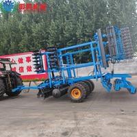 Machine agricole combinée personnalisée pour la préparation du sol, 3 plis, 6 mètres, pour la fragmentation et la préparation des terres, la culture