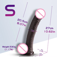 Masturbateurs géants noirs de 11 pouces, jouet sexuel pour adultes, produit pour femmes, en silicone liquide, réaliste, gros dildo pour femmes et hommes