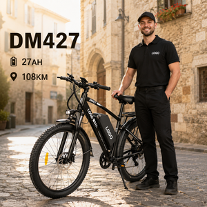 Vélo de montagne électrique DM427, 27,5 pouces, moteur arrière 750W, frein à disque hydraulique 7 vitesses, autonomie 108 km, cadre en aluminium - Product Image 1