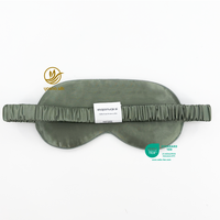 Masque de sommeil en soie personnalisé avec sangle élastique, sans pression, masque oculaire en soie de mûrier pour dormir