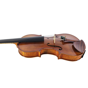 Violon artisanal en bois massif, table en épicéa russe, dos en érable roumain, touche en ébène, finition vernie, pour débutants et étudiants - Product Image 5