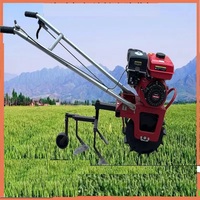 Moteur à essence à poussée manuelle une rangée de semoir de précision pour maïs/soja mini cultivateur multifonction inter-rangs