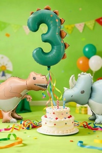40inch New Design Number Foil <strong>Balloon</strong> for Birthday Party Decoration Dino Number 1 <strong>Balloon</strong> Dino Number <strong>2</strong> <strong>Balloon</strong> - Product Image 4