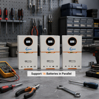NOUVELLE Batterie de Stockage Solaire au Lithium LiFePO4 24V/48V 100AH 200AH 300AH 314AH 2.5-10kWh pour Systèmes Électriques Domestiques et de Camping-Cars Certifiée 6000