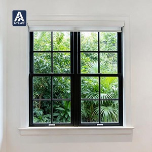 Maßgefertigte Aluminium-Legierung Thermisch Getrennte Doppelverglaste Gehärtete Glas-Falttüren Bi-Fold-Fenster Asiatisches Design - Product Image 1