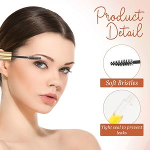 Muestra Gratuita de Suero para Pestañas, Tubo de Rímel con Tapa Transparente de Colores, Envase de Plástico con Serigrafía, Cosmético, MOQ de 100 Piezas - Product Image 3