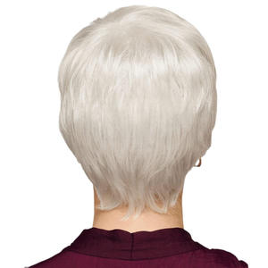 วิกผมสั้นทรงพิกซี่สไตล์ยุโรปอเมริกันสำหรับผู้หญิง  หน้าม้าปัดข้าง  วัสดุเส้นผมทนความร้อนสูง  วิกผมมิส - Product Image 2