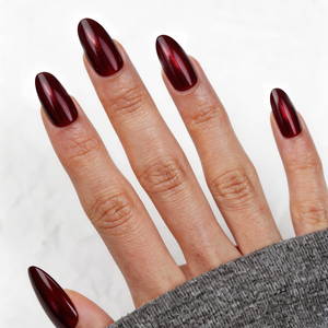 <span class=keywords><strong>Faux</strong></span> ongles en gel souple, forme amande, œil de chat, <span class=keywords><strong>rouge</strong></span> <span class=keywords><strong>bordeaux</strong></span>, 24 pièces, pour salon, vente en gros, OEM ODM - Product Image 1