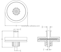 Nylon PTFE MCE CA PVDF 0.22um 0.45um 100/pk Membrane mâle et femelle 33mm Double Luer-Lock filtres de seringue non stérilisés médicaux