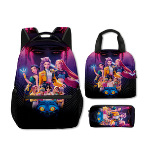 Mochilas Escolares Personalizadas de Fábrica con Diseño de Dibujos Animados de Kpop Demon Hunters, Bolsas Deportivas para Campamento, Ligeras y Duraderas para Niños - Product Image 4