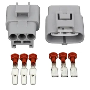 3 Way Automotive Fan Control Connector Plug, 3 Pin Electric Fan Female and Male Connector DJ7031-4.8-11/21