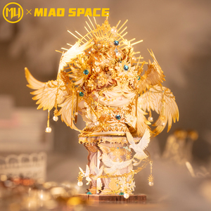 Hot Bán 3D Kim Loại Câu Đố Thánh Cánh Thiên Thần Phim Hoạt Hình Mèo Thủ Công Mỹ Nghệ DIY Căng Thẳng Cứu Trợ Đồ Chơi Cho Trang Trí Nội Thất - Product Image 5