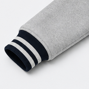Blouson Bomber Décontracté d'Hiver pour Homme en Cuir et Toile Écologique, Léger, Respirant et Personnalisable pour Lycée - Product Image 4