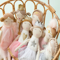 Les enfants accompagnent la poupée coréenne Angel Girl Kawaii Dressing Cute Plush Girl Doll