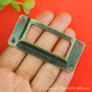 Porta Tarjetas de Visita de Cuatro Ranuras 62x29mm de Acero al Carbono con Marco para Etiquetas y Accesorio de Inserción - Product Image 4
