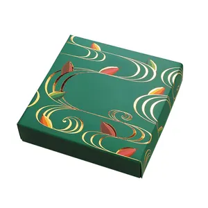定制小巧克力包装绿色情人节迷你巧克力礼品盒