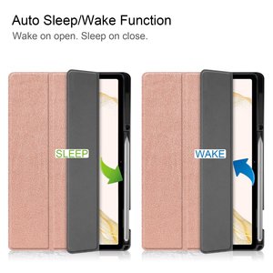 Funda de TPU suave + PU para tableta, para Samsung Galaxy Tab S8 Plus <span class=keywords><strong>sm</strong></span>-x800 <span class=keywords><strong>SM</strong></span>-<span class=keywords><strong>X806</strong></span>, 12,4 pulgadas - Product Image 2