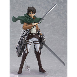 Fábrica mejor venta caliente Anime Pvc Mikasa Levi figura de acción Eren juguetes Mange figura Attack on Titan Figma juguete móvil - Product Image 3