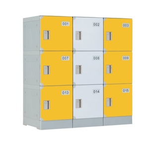 Armoire de rangement extérieure en plastique ABS, casier pour enfants en plastique, armoire de rangement verrouillable, casiers scolaires - Product Image 1