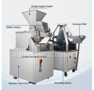 Machine automatique de division et d'arrondissement de la pâte continue pour pain rond à la patate douce - Product Image 5