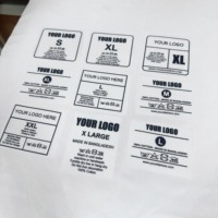 Transferts numériques DTF personnalisés pour l'impression de vêtements, étiquettes thermocollantes pour le cou, autocollants de transfert thermique doux au toucher et respectueux de la peau pour T-shirts