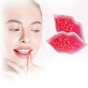 Pack de gel réutilisable chaud et froid en forme de lèvres rose avec paillettes pour la beauté, fournitures médicales et de soins de <span class=keywords><strong>santé</strong></span> - Product Image 2