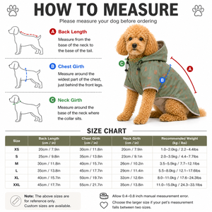 Waterproof Forest Animal Print Dog Hoodie Pet Clothes Custom Hooded <b>Rain</b> Coat Zipper Puppy <b>Jacket</b> For Teddy Poodle Small Dog - Product Image 2