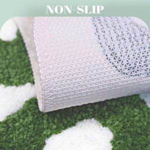 พรมเช็ดเท้าไมโครไฟเบอร์กันลื่นรูปสัตว์น่ารักแบบกำหนดเอง  พรมปูพื้นดูดซับน้ำรูปทรงไม่ปกติสำหรับห้องน้ำ โรงแรม และตกแต่งบ้าน - Product Image 5