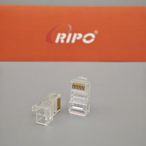 Oferta Especial: Conector RJ45 Cat6 UTP 8P8C, Bloque de Terminales Chapado en Oro de 50u (4 Arriba, 4 Abajo) para Cableado de Centros de Datos - Product Image 3